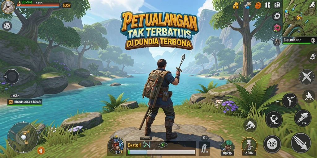Gameplay Open World yang mendebarkan dengan lingkungan yang luas.