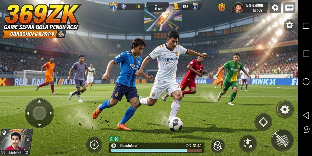 Tampilan Gameplay Sepak Bola yang Realistis dan Menarik