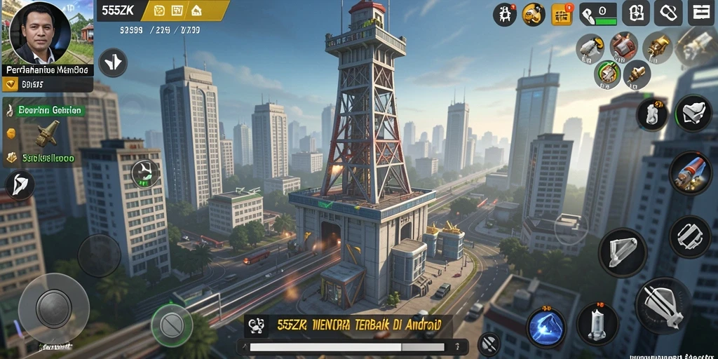 Gameplay mendebarkan di Tower Defense 555ZK yang penuh strategi.