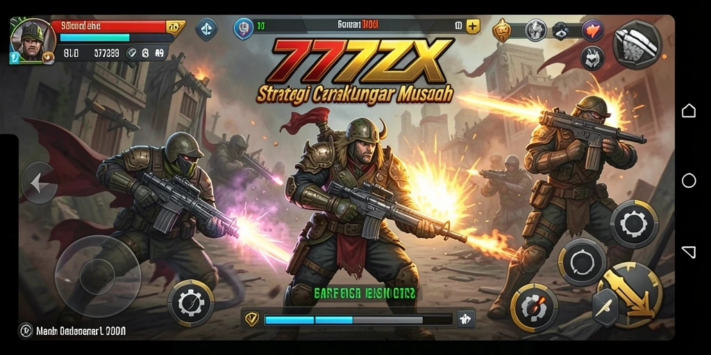 Tampilan gameplay menarik dari 777ZX dengan strategi cerdas.