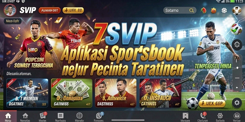 Screenshot utama 7SVIP menampilkan berbagai pilihan taruhan olahraga yang menarik.