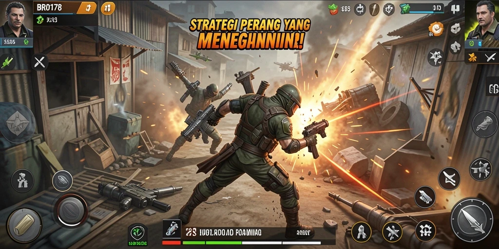 Tampilan gameplay intens dalam BRO178 yang menggugah adrenalin.