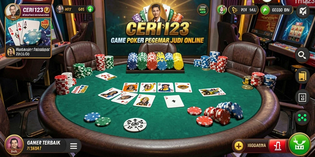 Gameplay seru dan mendebarkan dalam aplikasi Poker CERI123.