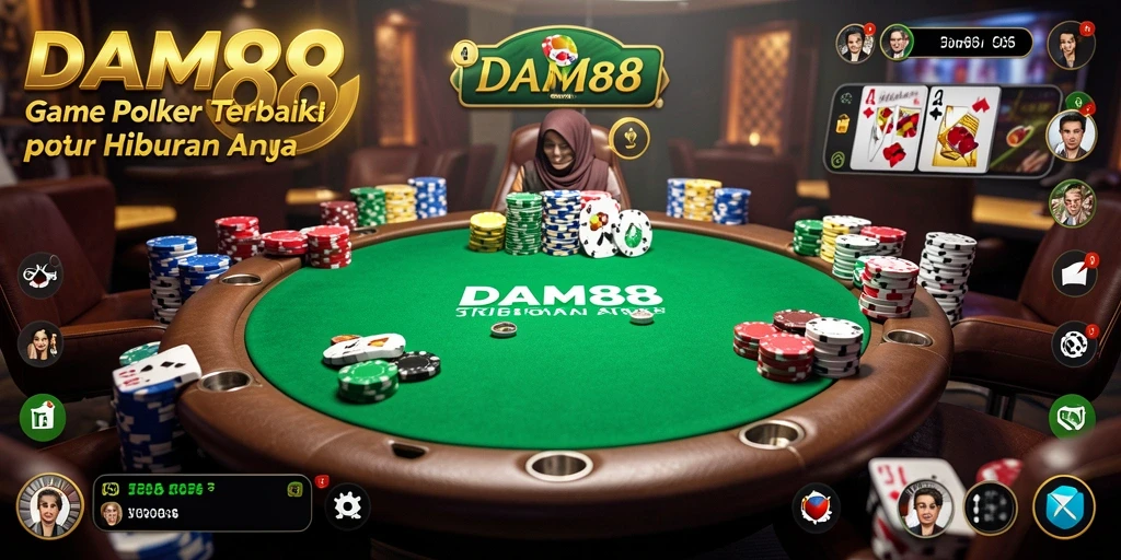 Gameplay seru DAM88 dengan pemain poker dari seluruh Indonesia.