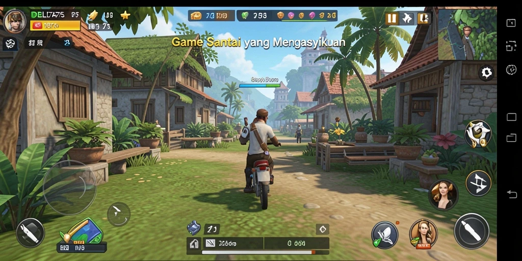 Gameplay DELTA575 yang menyenangkan dan penuh tantangan.