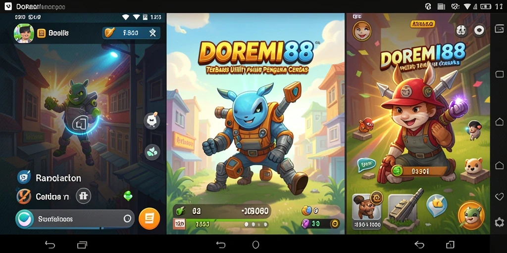 Tampilan antarmuka DOREMI88 yang ramah pengguna dengan fitur lengkap.