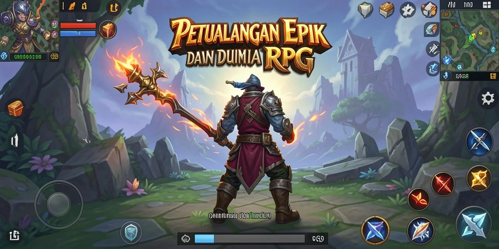 Screenshot gameplay <strong>G668</strong> menampilkan petualangan seru di dunia RPG.