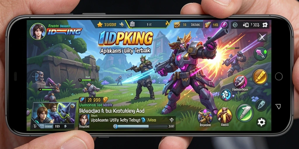 Screenshot utama IDPKING menampilkan antarmuka aplikasi Utility yang bersih dan fungsional.