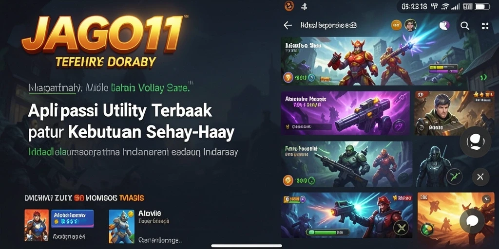 Screenshot JAGO11 menunjukkan antarmuka pengguna yang bersih dan fungsional.