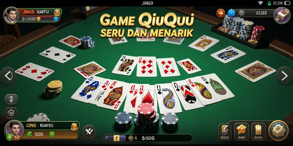 Gameplay seru dalam JIN69 menampilkan strategi QiuQiu yang mendebarkan.