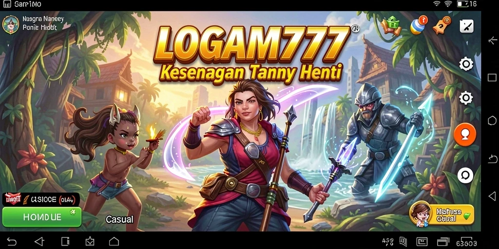 Gambaran gameplay LOGAM777 yang seru dan mengasyikkan.