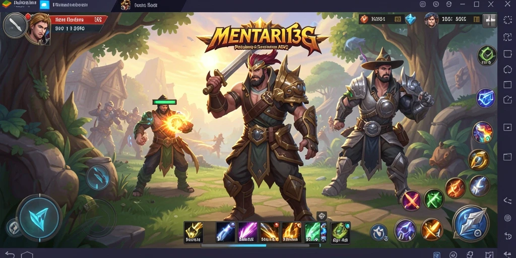 Gameplay ARPG seru dengan grafik yang memukau.