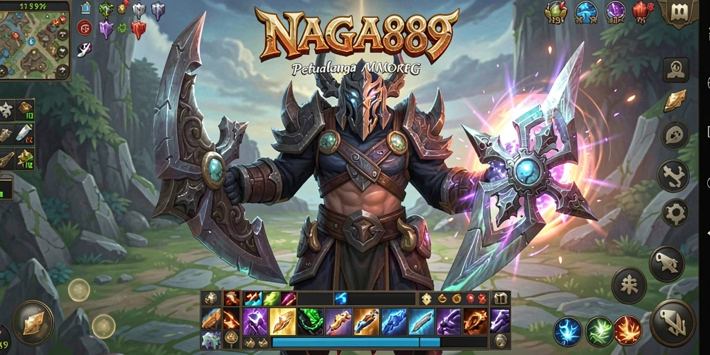 Gameplay menakjubkan NAGA889 di dunia fantasi.