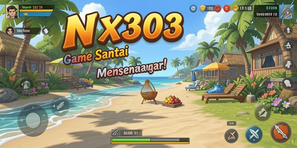 Screenshot gameplay NX303 yang penuh warna dan menyenangkan.