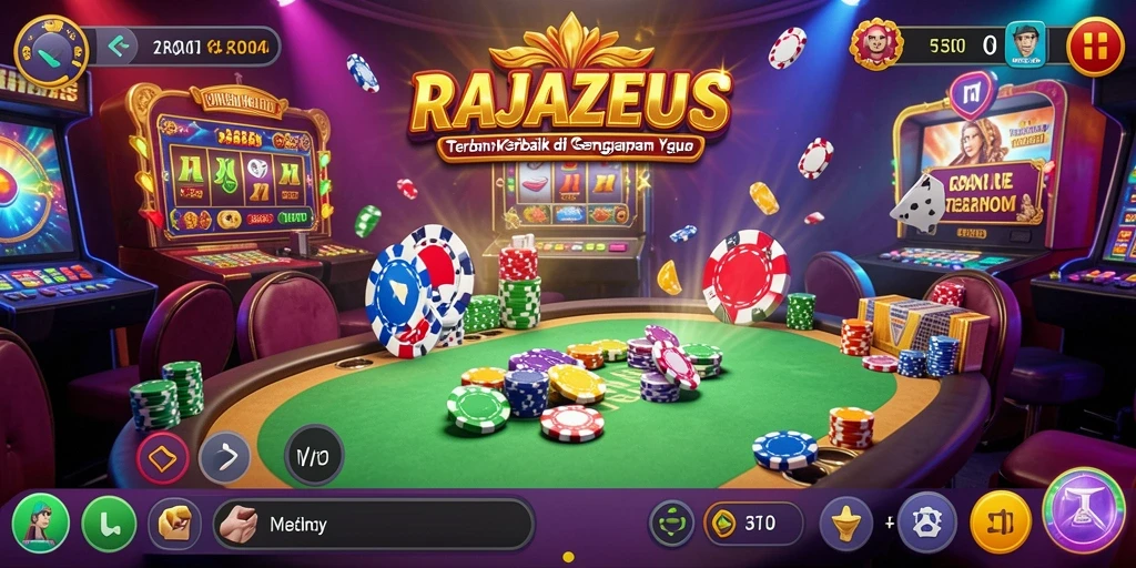 Tampilan menarik dari gameplay Kasino RAJAZEUS yang menegangkan.