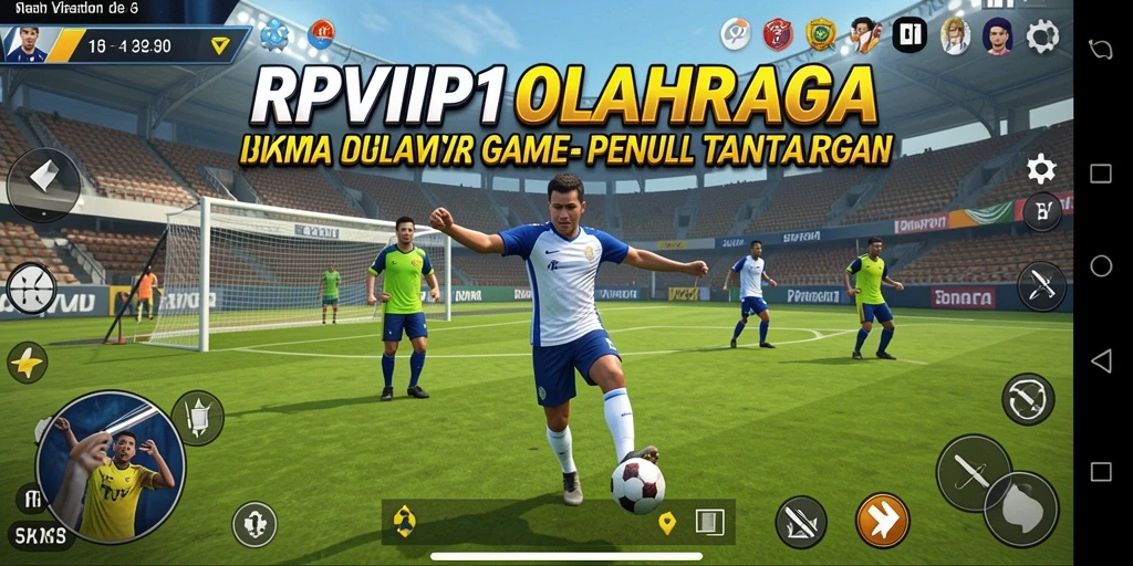 Tampilan gameplay menarik RPVIP1 dengan aksi olahraga yang dinamis.