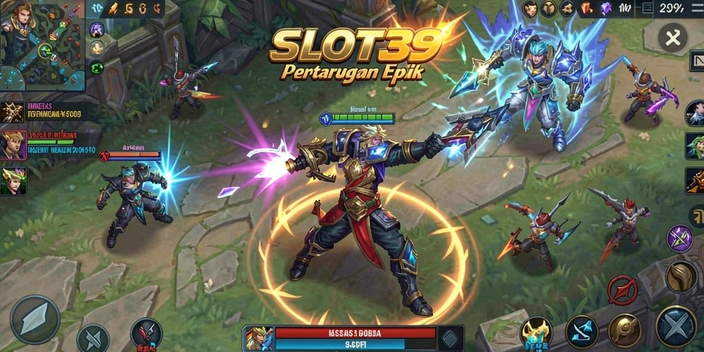 Gameplay seru dan dinamis di SLOT39 MOBA.