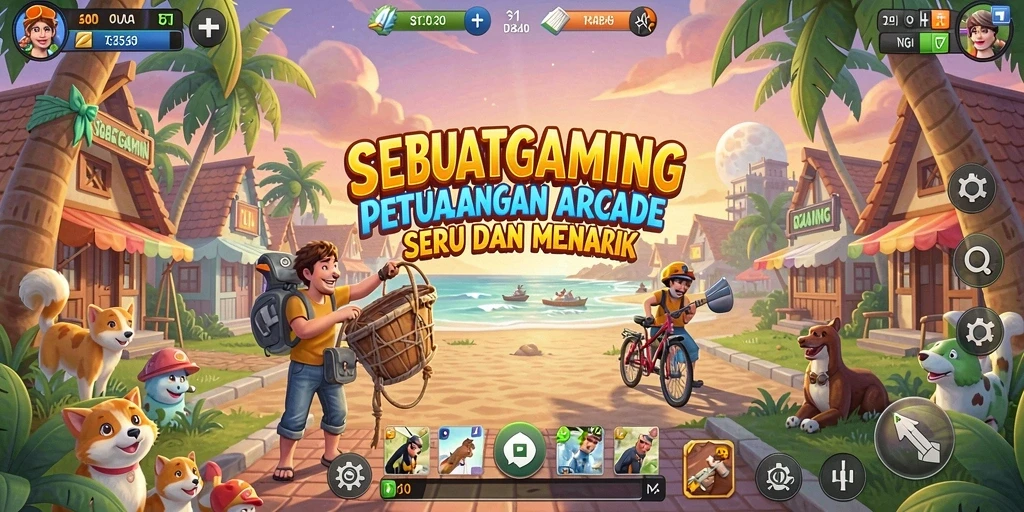 Screenshot gameplay SOBATGAMING yang menampilkan aksi petualangan Arcade.