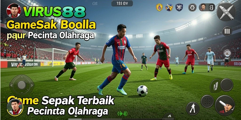 Tampilan gameplay seru dan strategis dari VIRUS88.