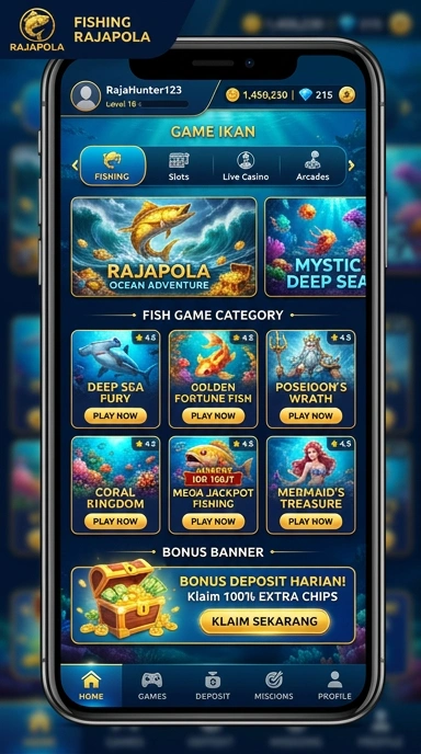 Screenshot proses unduh aplikasi di rajapola yang cepat.